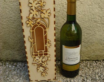 Download SVG Wine Bottle Gift Box DIGITAL download