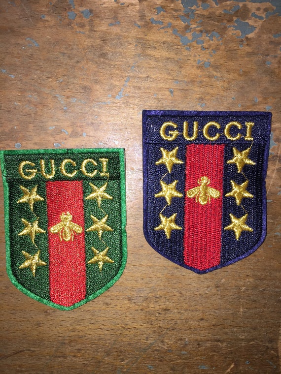 Gucci bee star patch Gucci patch Italian fashion bee star