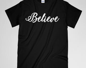 believe christmas shirts