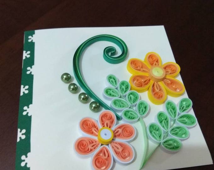 Quilling Greetings Card