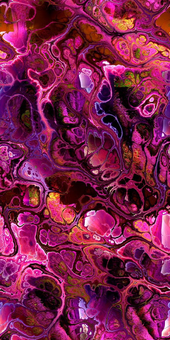 Artist Handmade Purple Pink Gorgeous Apparel Knit Fabric Fiber Art Mixed Media Lightening Storm