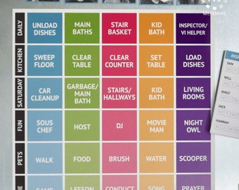 Family Job & Chore Chart Kit