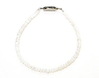 HALF PRICE SALE White small sand pearl bracelet
