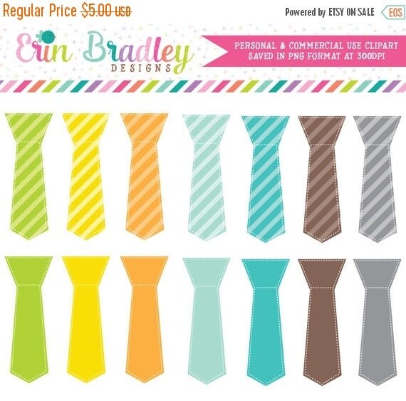 80% OFF SALE Little Man Ties Clipart Clip Art Personal and Commercial Use Digital Designs Il_570xn