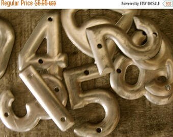ONSALE Vintage Metal Steampunk Bell System Aluminum Numbers Lot