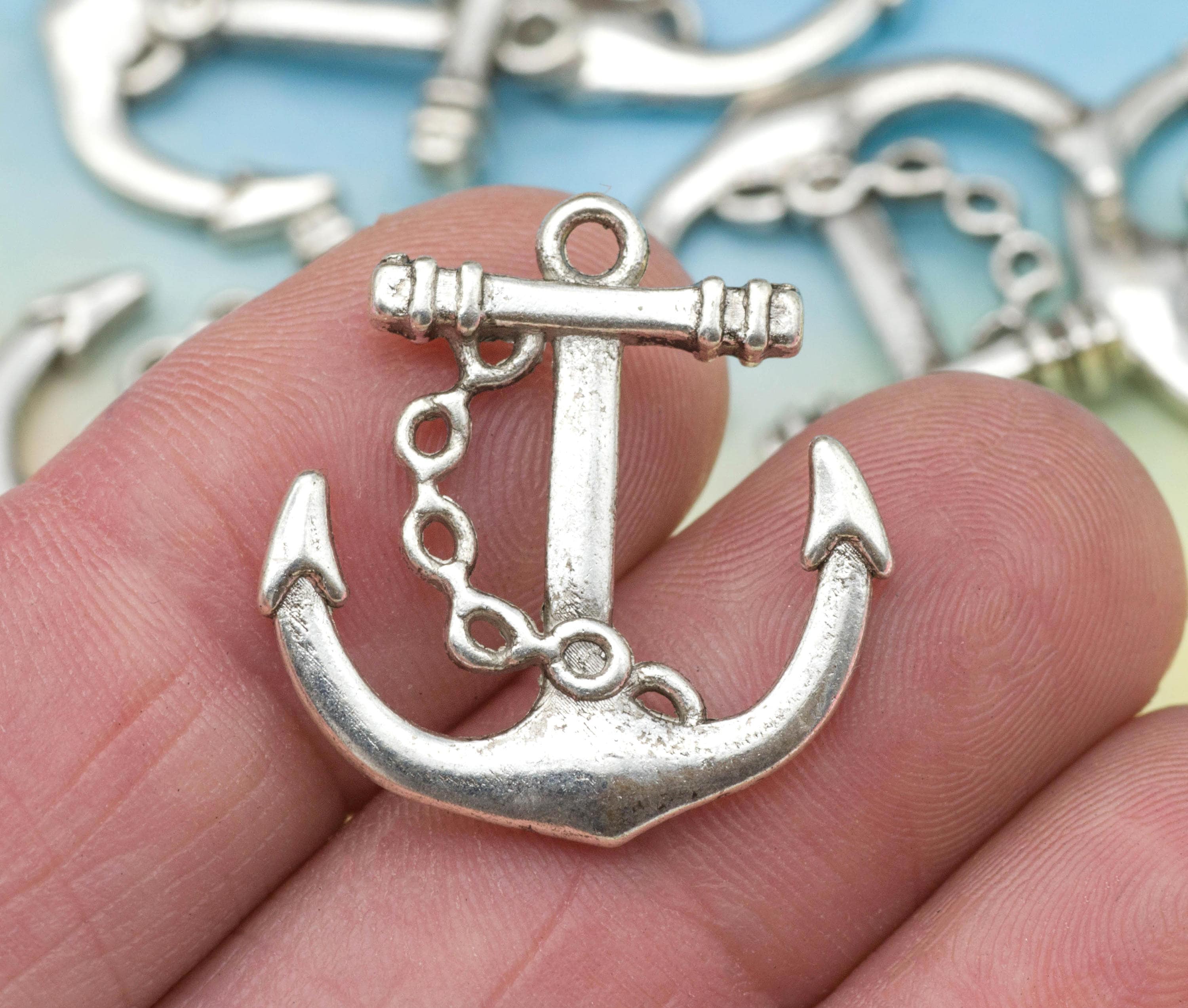 Anchor Pendants 10 pcs 20x23mm Ships Anchor Anchor