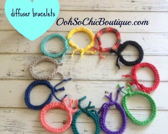 Adjustable Diffuser Bracelet, Aromatherapy Bracelet, Essential Oil Bracelet, BUY 4 GET 1 FREE, Bracelets for kids, Summer Beach Bracelets