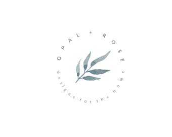 Premade Logo & Watermark - minimalist, scandi, scandinavian, business logo, simple stylish, photography design, custom-made, classy branding