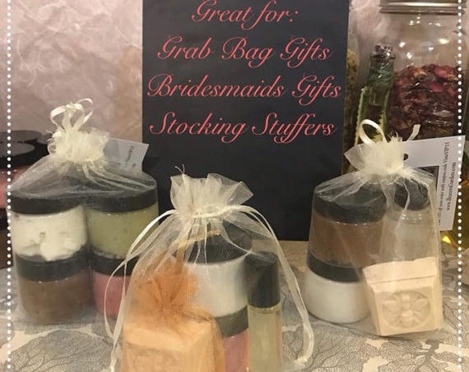 Bath & Beauty Grab Bag GiftSet - Natural Skincare - Wholesale - Bridesmaids gift - Gift for Her - Teachers Gift - Teen Girl - Holiday Gifts