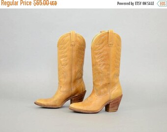 SUMMER SALE 70's DINGO Leather Cowboy Boots (Us 7)