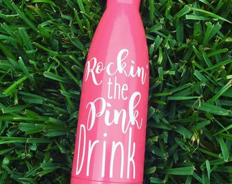Rockin' the Pink Drink decal | Plexus Swag {4.75" H x 3" W}