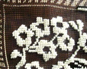 Latch Hook Rug Canvas, Unfinished, To Finish