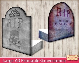 Halloween gravestone | Etsy