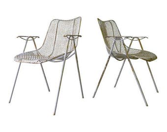 Russell WOODARD Mid Century SCULPTURA ARMCHAIRS