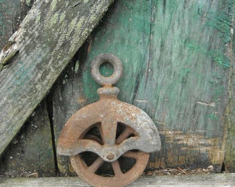 Small Industrial Cast Iron Pulley