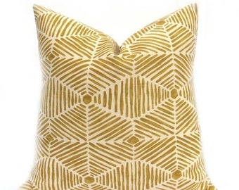 15% Off Sale PILLOW, Yellow Pillow Cover, Decorative Pillow Yellow Pillow Tribal Pillow - Gold Pillow - Mustard Yellow - Throw Pillow Des