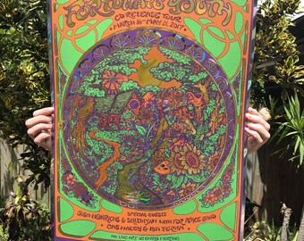 Fortunate Youth LAVA FOIL 2017 Spring Tour variant print