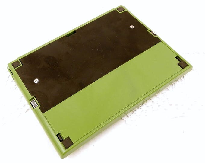 Vintage Mid Century Telephone Dial Pop Up Unused Address Book, Green and Black Eagle TY-209 Phone Number Book, 1960s, 1970s, Office, Desk