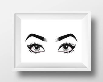 Eye Artwork Eye Art Print Eyes painting