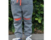 Boys fleece pants sewing pattern Roscoe Pants kids pdf sewing pattern, boys pants pattern sizes 2 to 12 years. Children's pdf sewing pattern