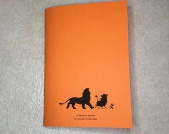 Mini Notebook // Lion King
