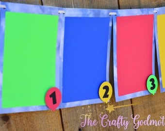 Disney Pixar Up Balloon 12 Month Photo Banner