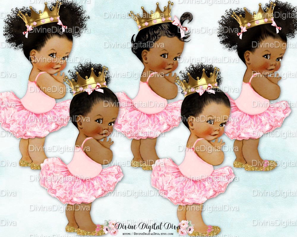 Princess Ballerina Pink Gold Shoes & Crown  Babies of 