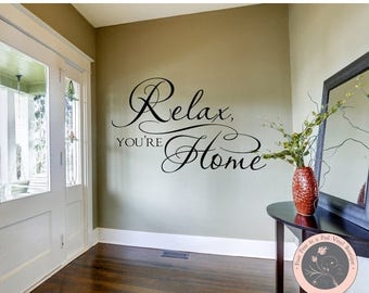 CLEARANCE SALE Home Decor Home Wall Decoration Home Wall Decal Wall Decal Vinyl Wall Decals Living Room Decor Wall Stickers Welcome Entryway
