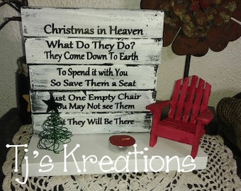 Christmas in heaven decor