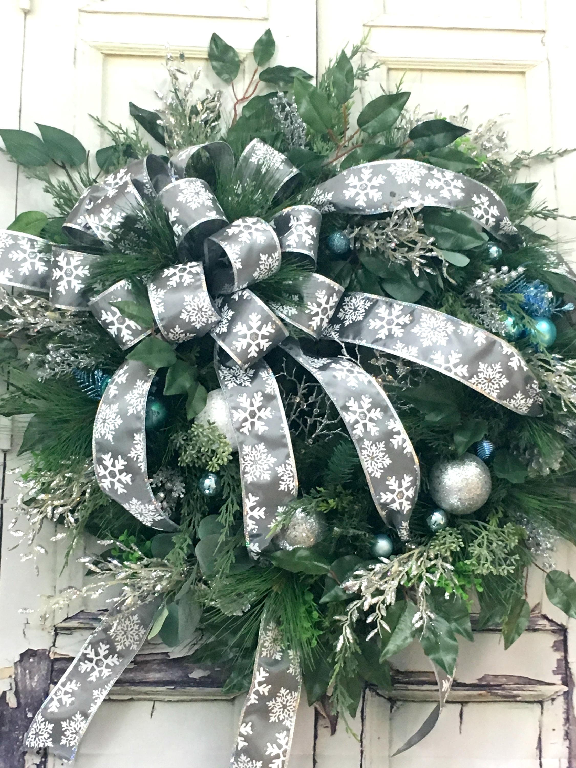 Large Christmas Wreath Artificial Christmas Wreaths Modern