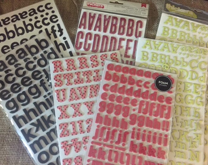 Thickers. Three Dimensional Stickers for Scrapbooking or CardMaking - SOLD FOR CHARITY
