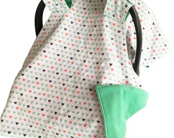 Girl Car Seat Cover Girl Car Accessories Baby Girl Carseat Canopy Girl Infant Girl Carseat Cover Girl Baby Car Seat Cover for Girls