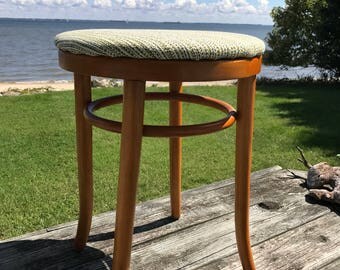 Bentwood Stool Made in Czechoslovakia RARE Thonet Chair