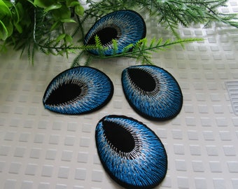 Accessory customization iron patch peacock eye thermocollant iron patch