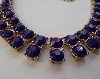 Purple - Handmade Wooden Beads GS Necklace Set 04