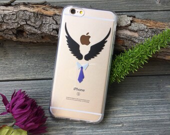 Castiel Supernatural iPhone Case, Your choice of Soft Plastic (TPU) or Wood