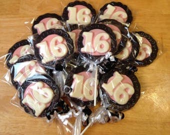 Sweet Sixteen Chocolate Favors