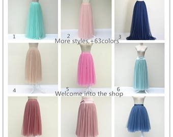 Summer women tulle skirt dress, adult tulle skirt women's tutu