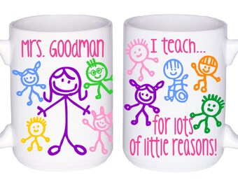Personalized Gifts for Teachers - Teacher Gift - Teacher Appreciation - Teacher Mug - Back To School Gift - Principal Gift