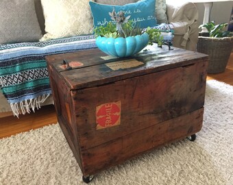 crate coffee table | etsy crate coffee table | etsy