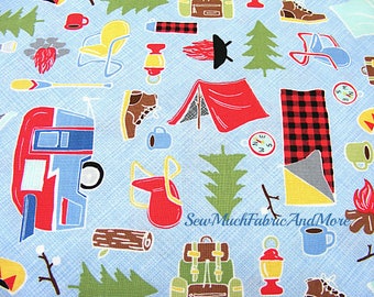 camping fabric yard