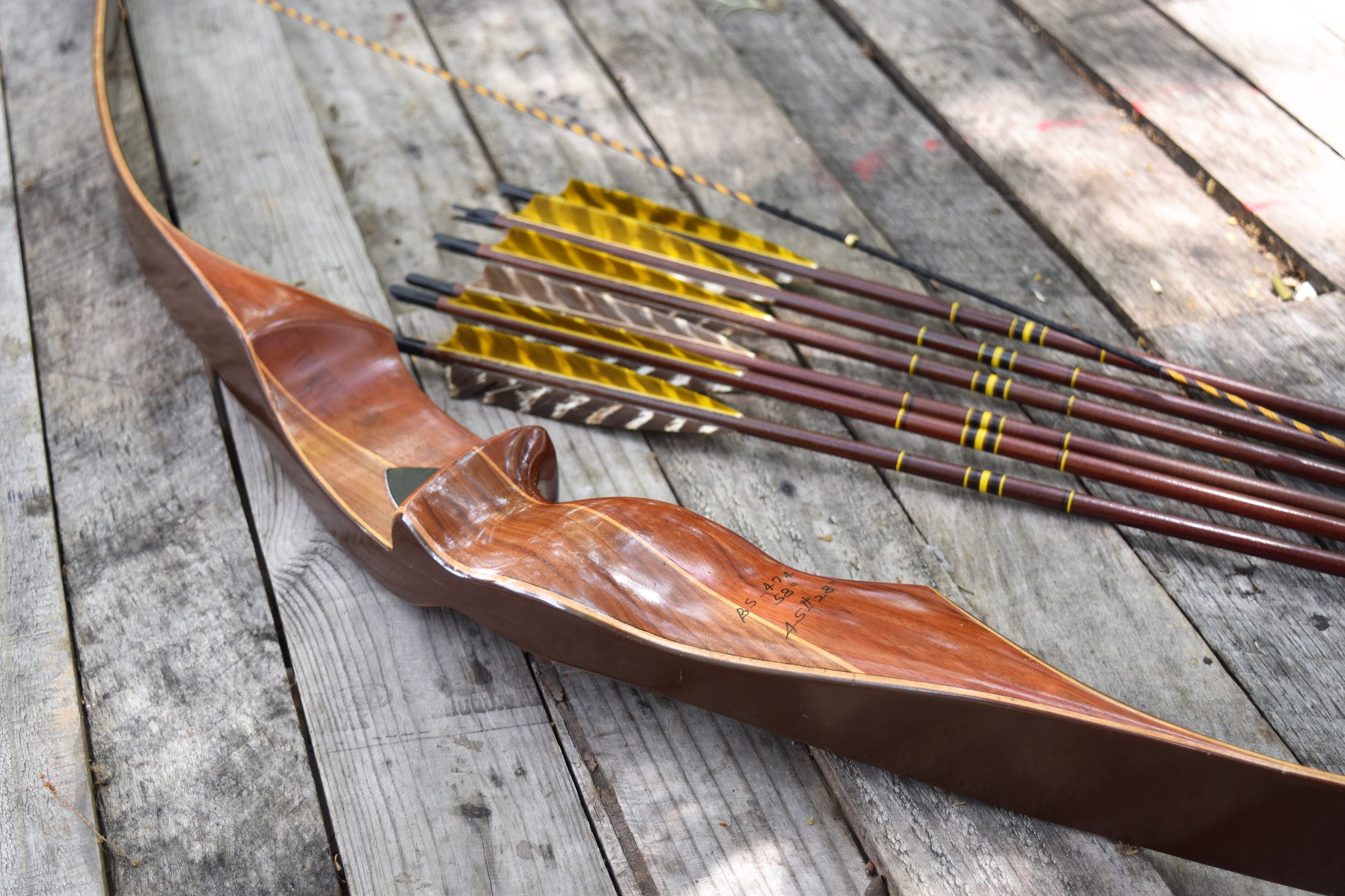 Archery Bow Vintage Ben Pearson BPH-70 45 recurve bow