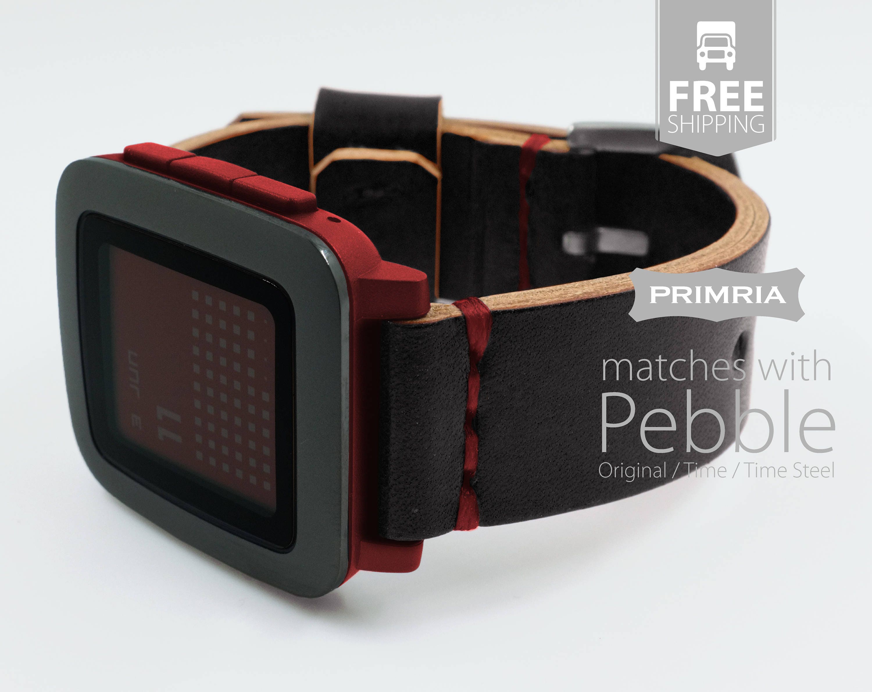 pebble time band size