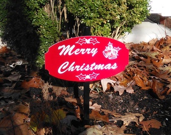 Christmas yard sign | Etsy