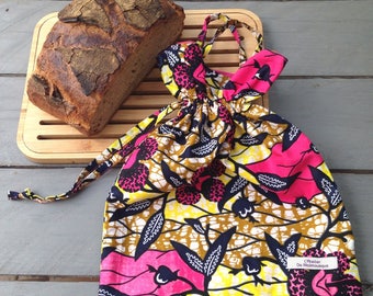 bread bag, custom hand made in the the south of france from jute tissue - Goal zero Waste