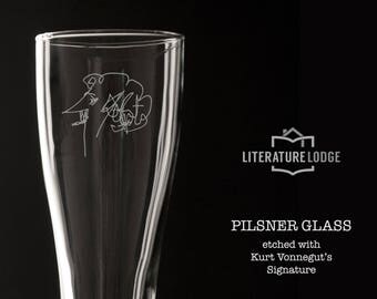 Pilsner Glass: Kurt Vonnegut