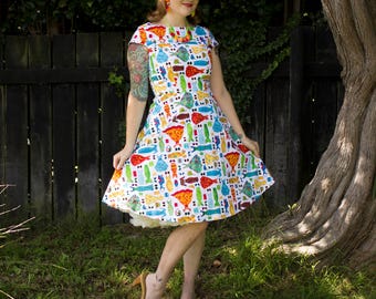 Victoria Style Fit and Flare Dress Size 12
