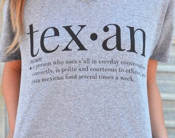 TEXAN Texas Ladies V-neck Tee