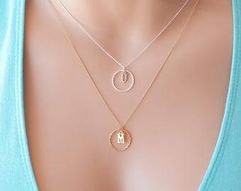 Gold Initial necklace initial choker gold Letter necklace gold dainty initial necklace gold initial jewelry initial gold necklace