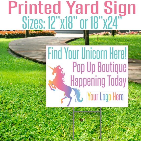Custom Yard Signs Printed Yard Sign